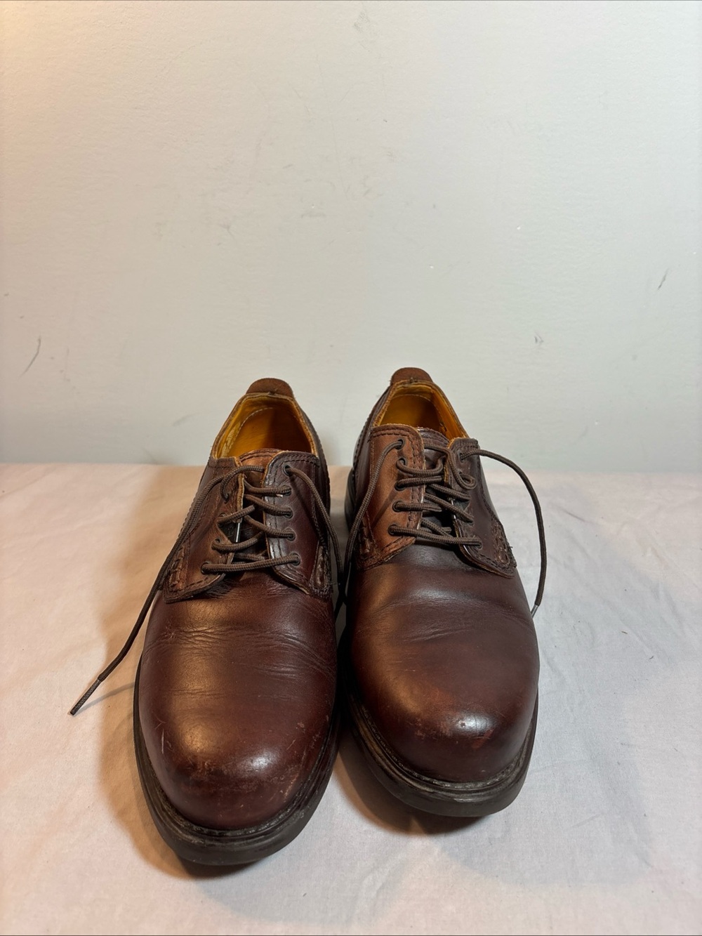 Havana Joe Men's Brown Leather Derby Shoes - Classic Lace-Up